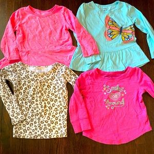 Carters and Jumping Beans Longsleeve Tops 2T